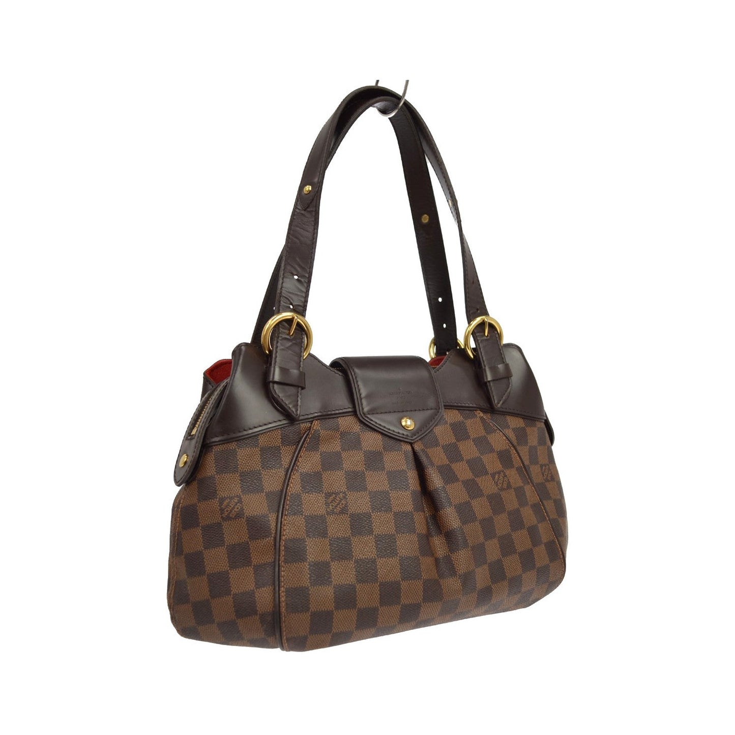 Louis Vuitton Sistina Damier, Brown, Canvas, Handbag