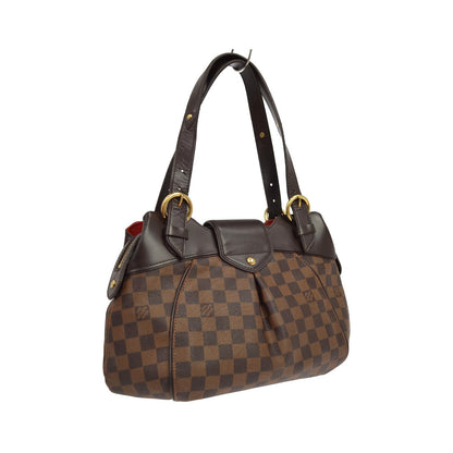 Louis Vuitton Sistina Damier, Brown, Canvas, Handbag