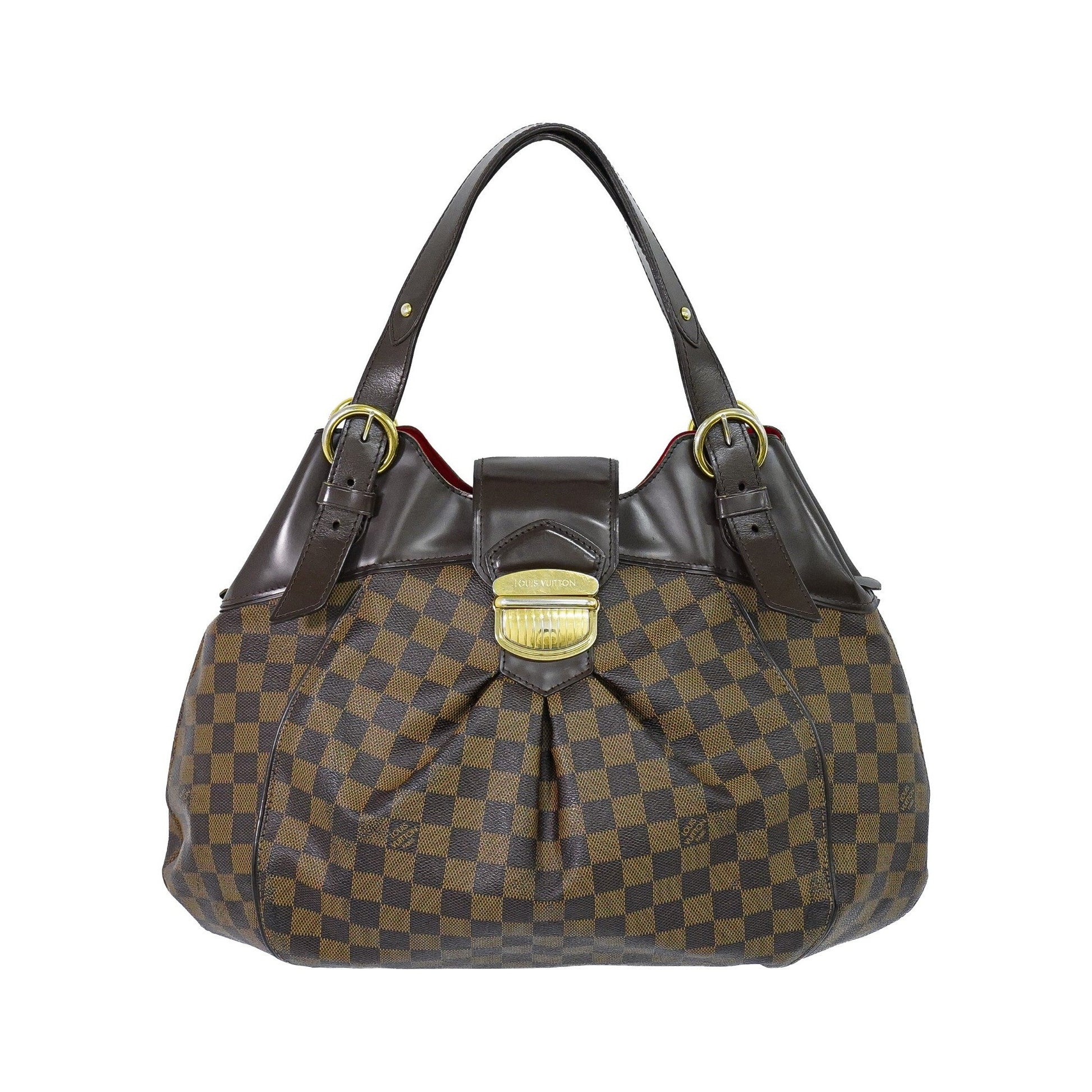 Louis Vuitton Sistina Damier Ebene, Brown, Canvas, Shoulder Bag