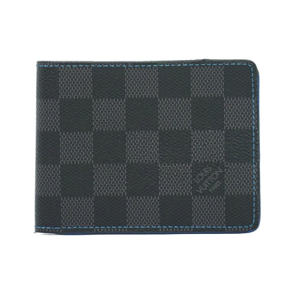 Louis Vuitton Slender Damier Graphite, Black, Canvas, Wallet