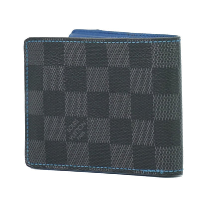 Louis Vuitton Slender Damier Graphite, Black, Canvas, Wallet