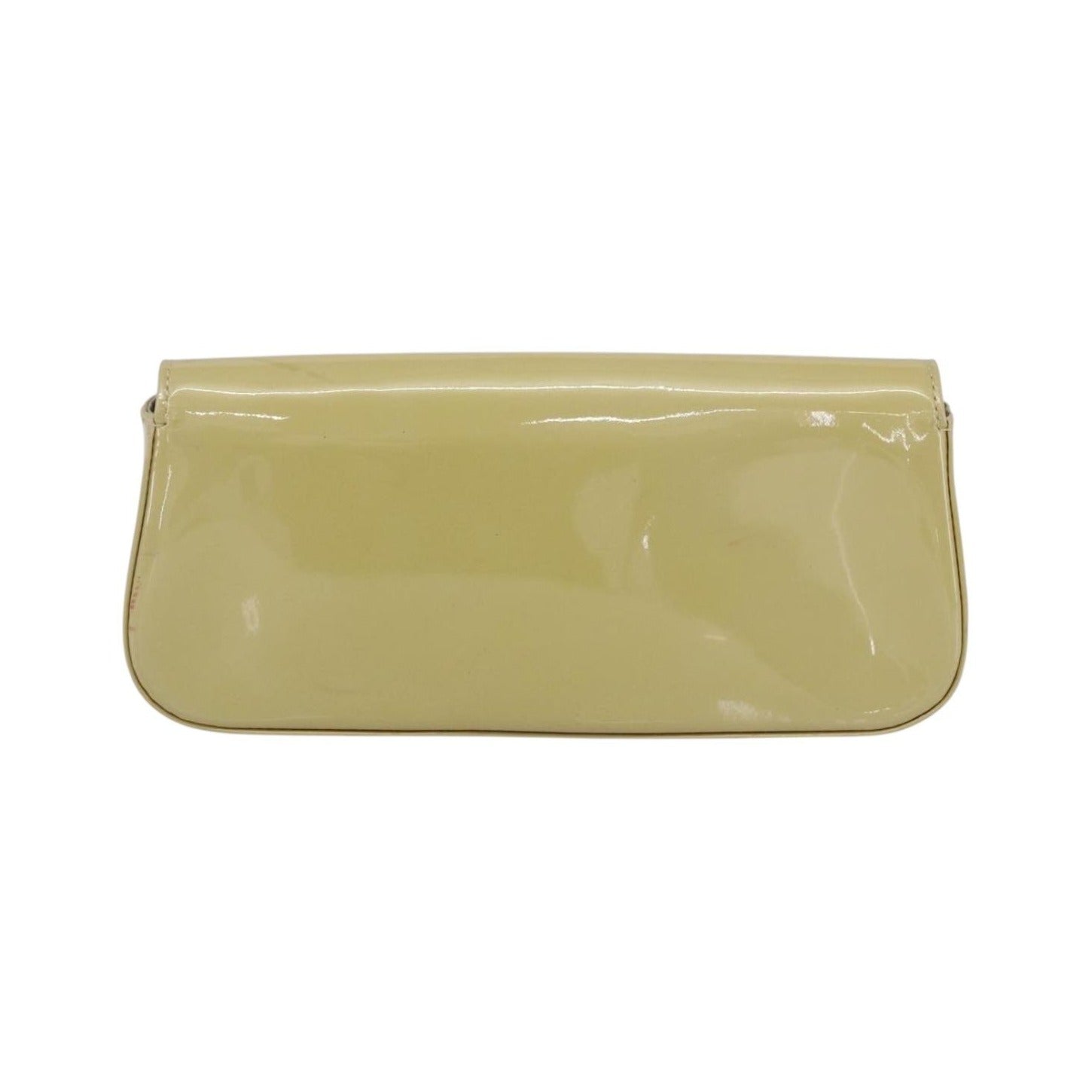 Louis Vuitton Sobe Clutch Patent, Beige, Patent Leather, Clutch