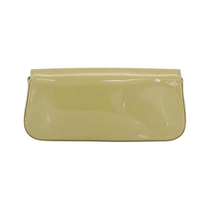 Louis Vuitton Sobe Clutch Patent, Beige, Patent Leather, Clutch