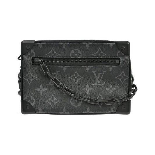 Louis Vuitton Soft Trunk Monogram Eclipse Canvas, Black, Canvas, Shoulder Bag