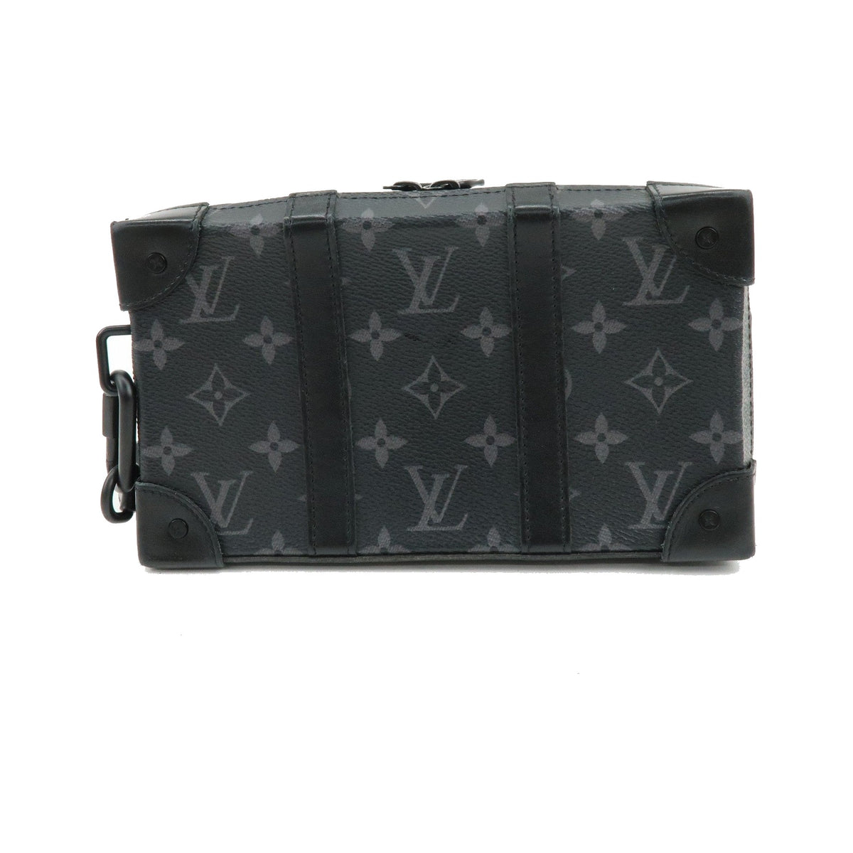 Louis Vuitton Soft Trunk Monogram Eclipse Canvas, Black, Canvas, Wallet