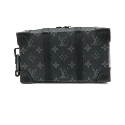 Louis Vuitton Soft Trunk Monogram Eclipse Canvas, Black, Canvas, Wallet