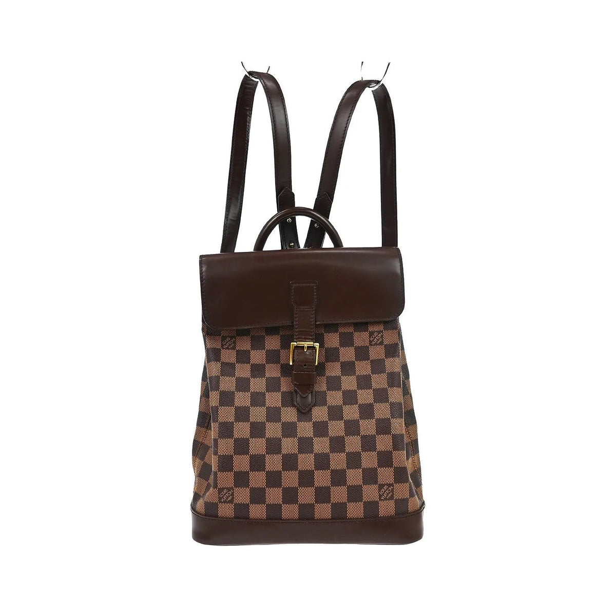 Louis Vuitton Soho Damier, Brown, Canvas, Backpack