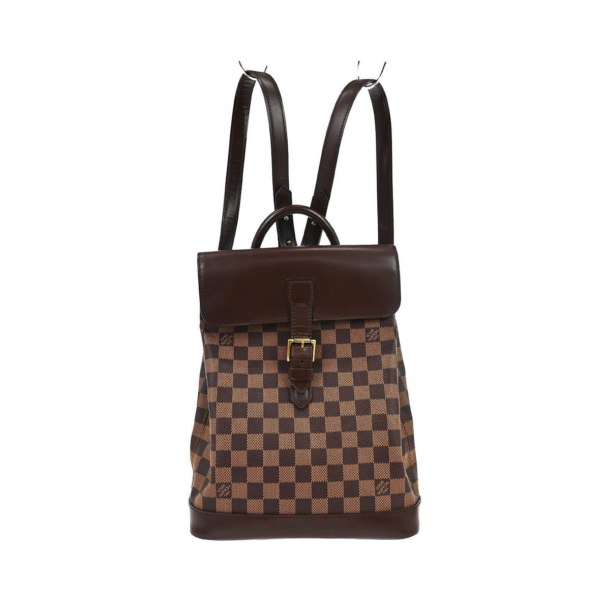Louis Vuitton Soho Damier, Brown, Canvas, Backpack