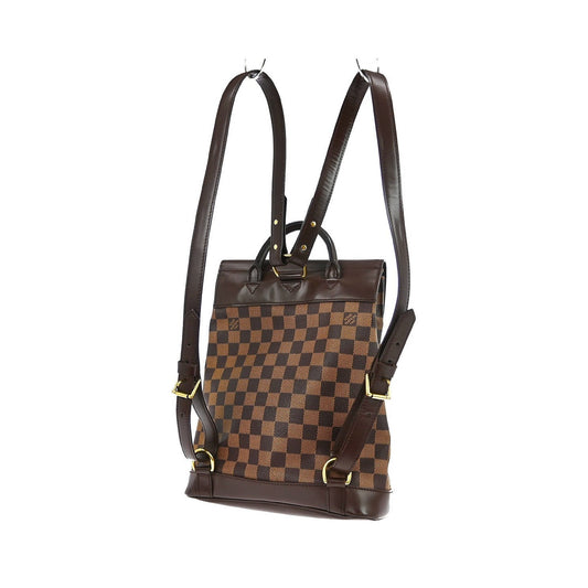 Louis Vuitton Soho Damier, Brown, Canvas, Backpack