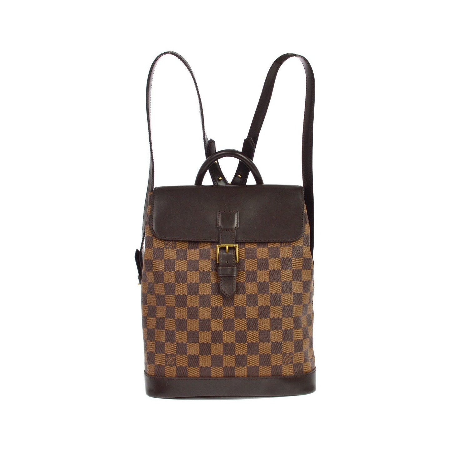 Louis Vuitton Soho Damier, Brown, Canvas, Backpack
