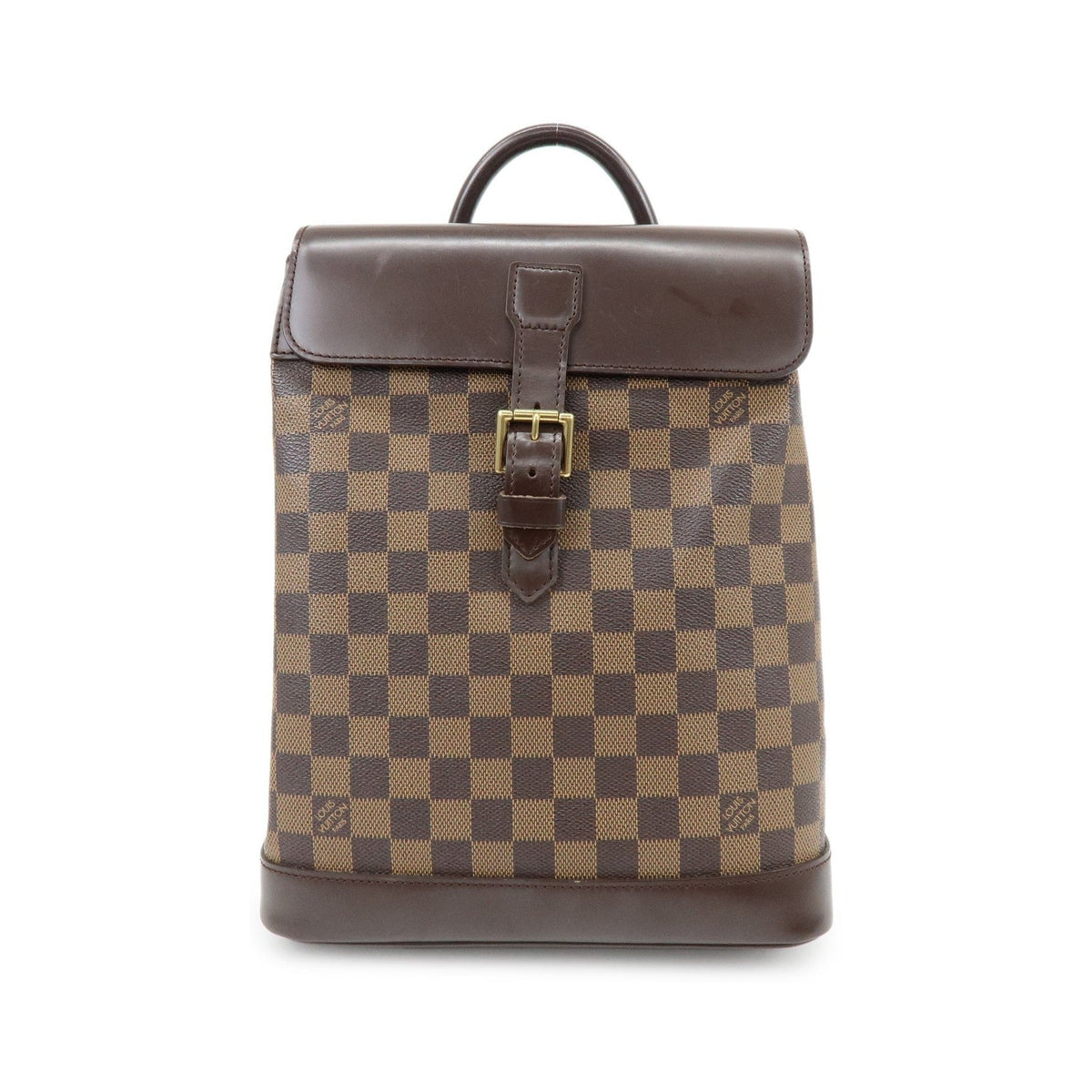 Louis Vuitton Soho Damier, Brown, Canvas, Backpack