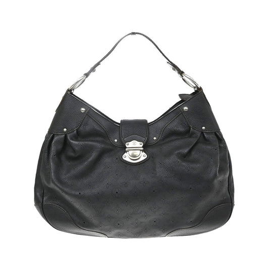Louis Vuitton Solar Mahina Leather, Black, Leather, Handbag