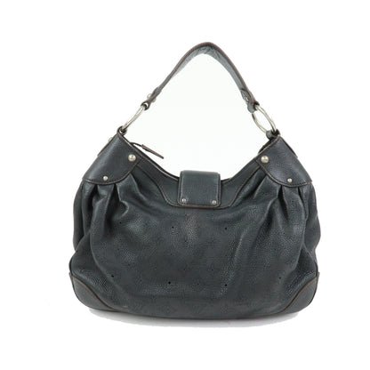Louis Vuitton Solar Mahina Leather, Black, Leather, Handbag