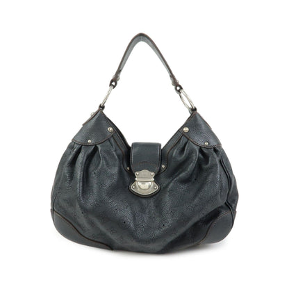 Louis Vuitton Solar Mahina Leather, Black, Leather, Handbag