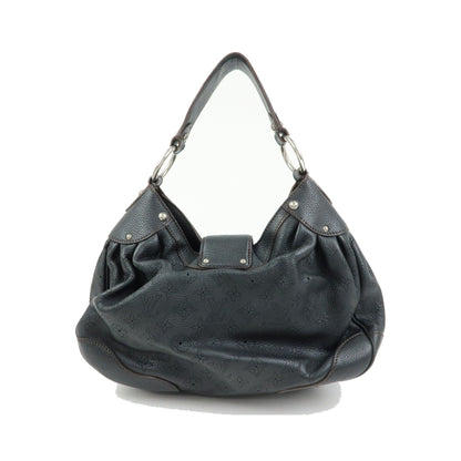 Louis Vuitton Solar Mahina Leather, Black, Leather, Handbag
