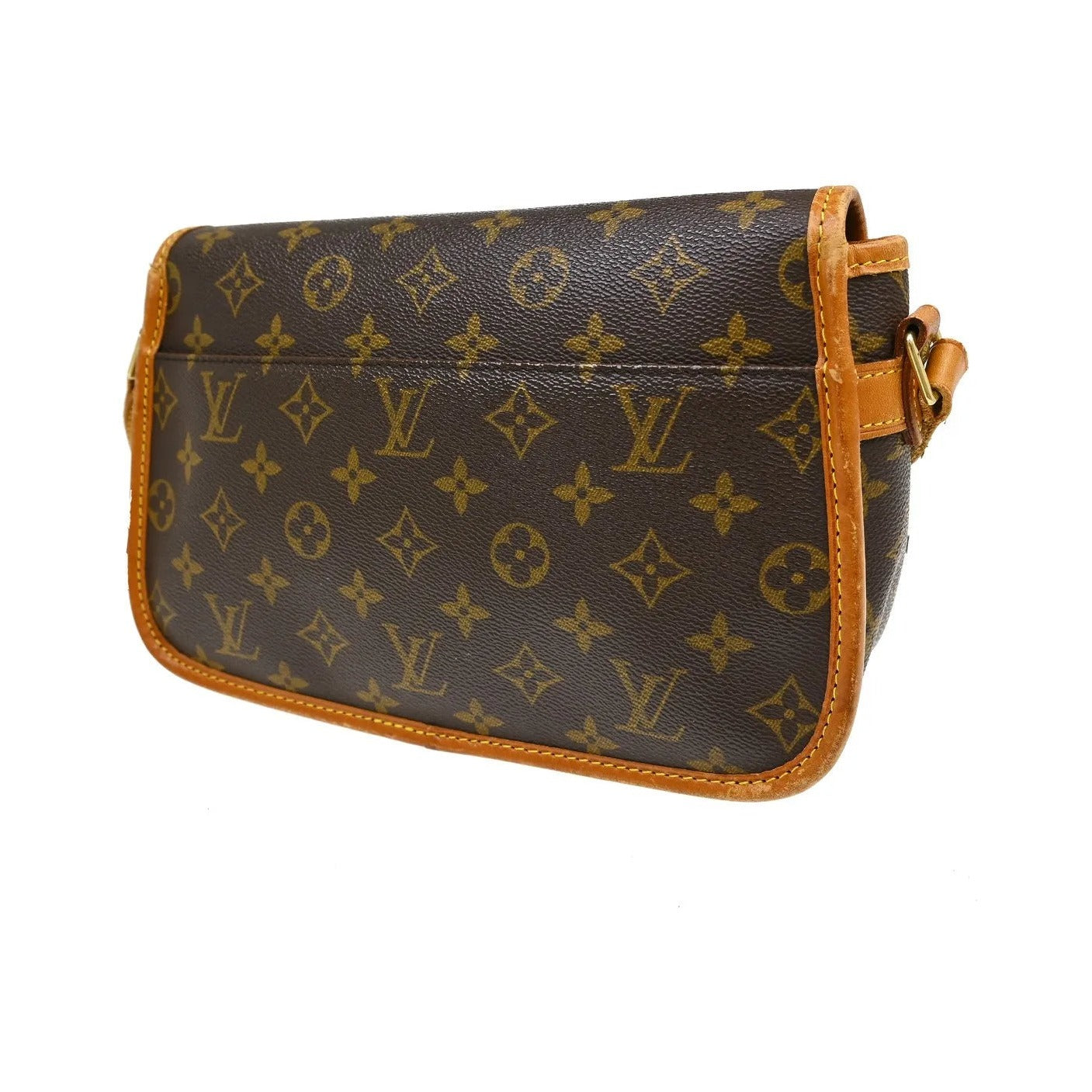 Louis Vuitton Sologne Monogram Canvas, Brown, Canvas, Shoulder Bag