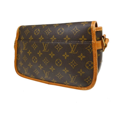 Louis Vuitton Sologne Monogram Canvas, Brown, Canvas, Shoulder Bag
