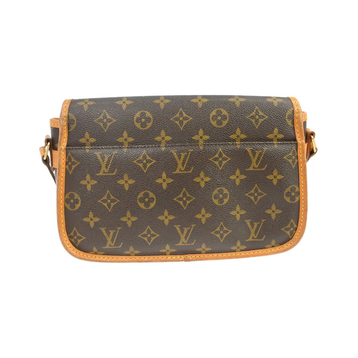 Louis Vuitton Sologne Monogram Canvas, Brown, Canvas, Shoulder Bag