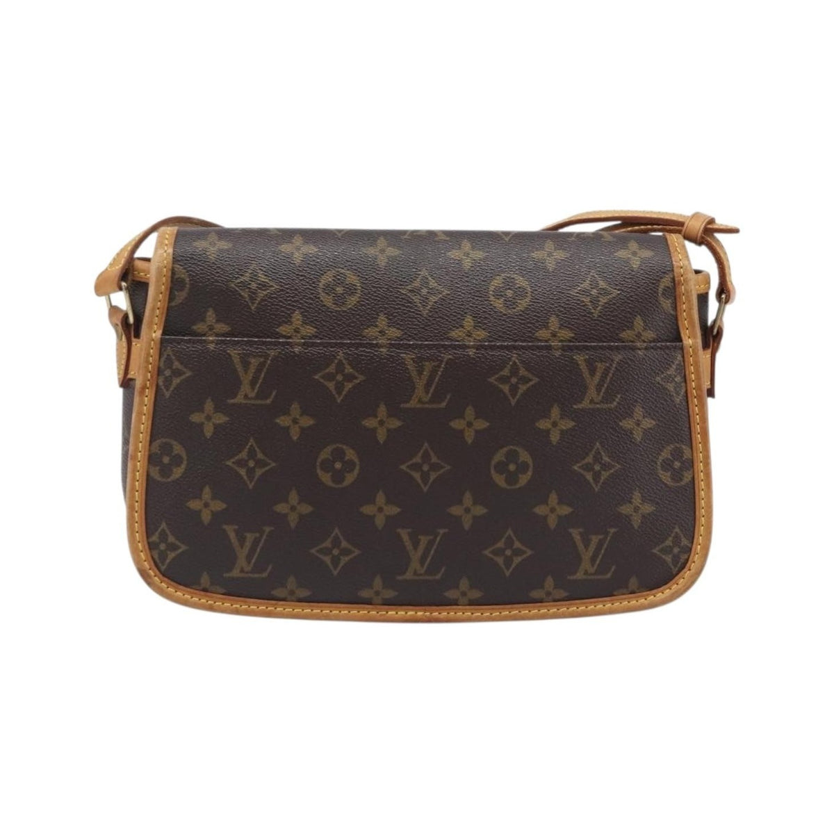 Louis Vuitton Sologne Monogram Canvas, Brown, Canvas, Handbag