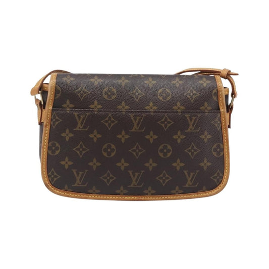Louis Vuitton Sologne Monogram Canvas, Brown, Canvas, Handbag