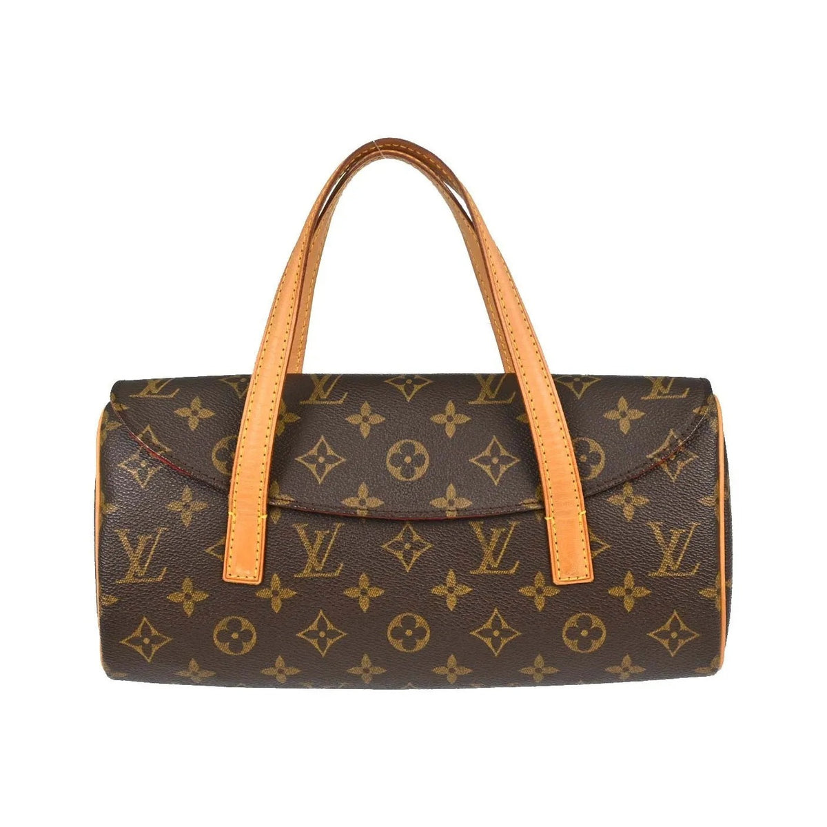 Louis Vuitton Sonatine Monogram Canvas, Brown, Canvas, Handbag