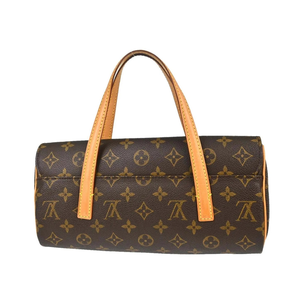 Louis Vuitton Sonatine Monogram Canvas, Brown, Canvas, Handbag