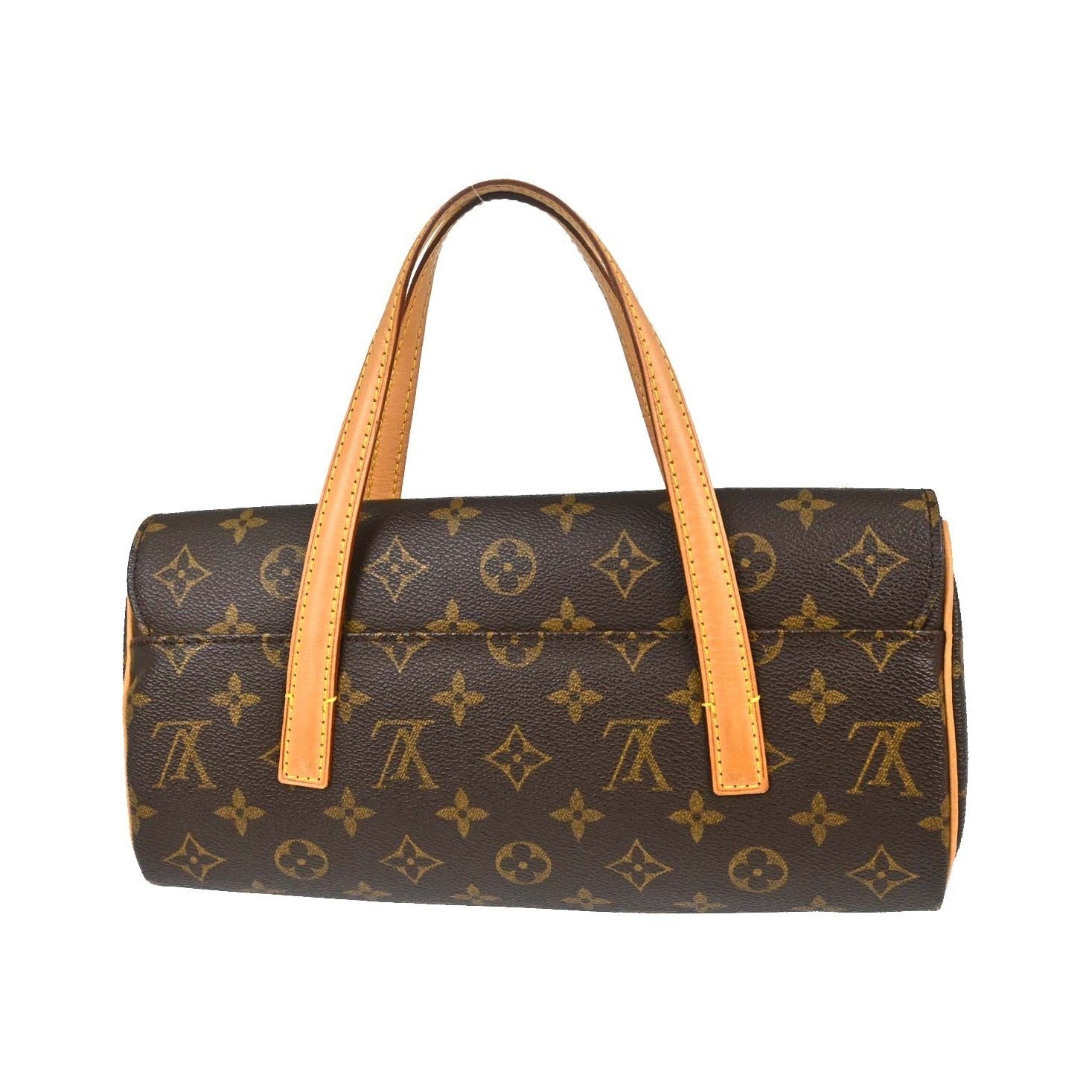 Louis Vuitton Sonatine Monogram Canvas, Brown, Canvas, Handbag