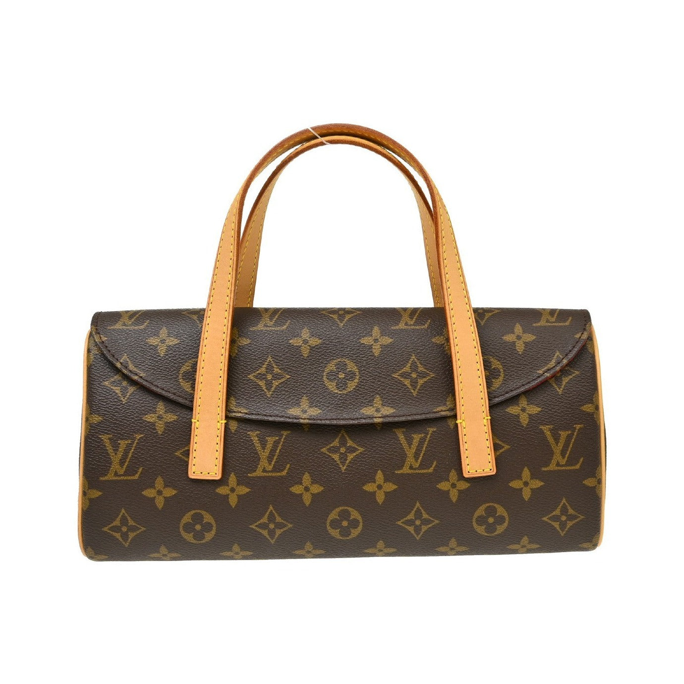 Louis Vuitton Sonatine Monogram Canvas, Brown, Canvas, Handbag