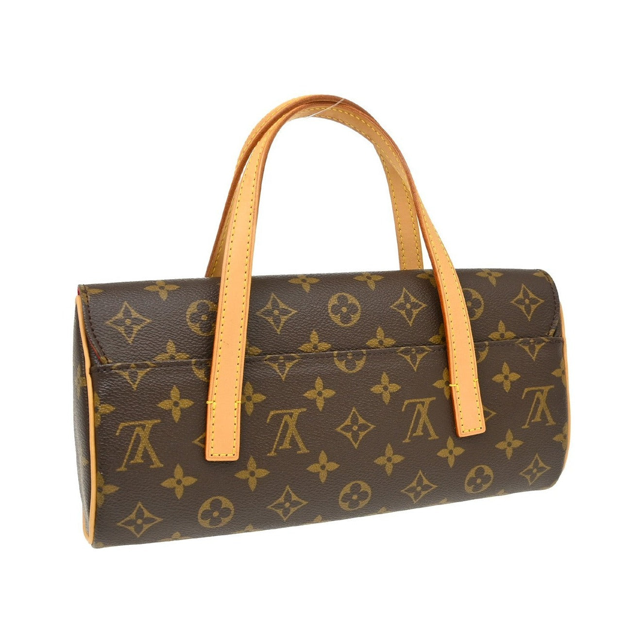 Louis Vuitton Sonatine Monogram Canvas, Brown, Canvas, Handbag