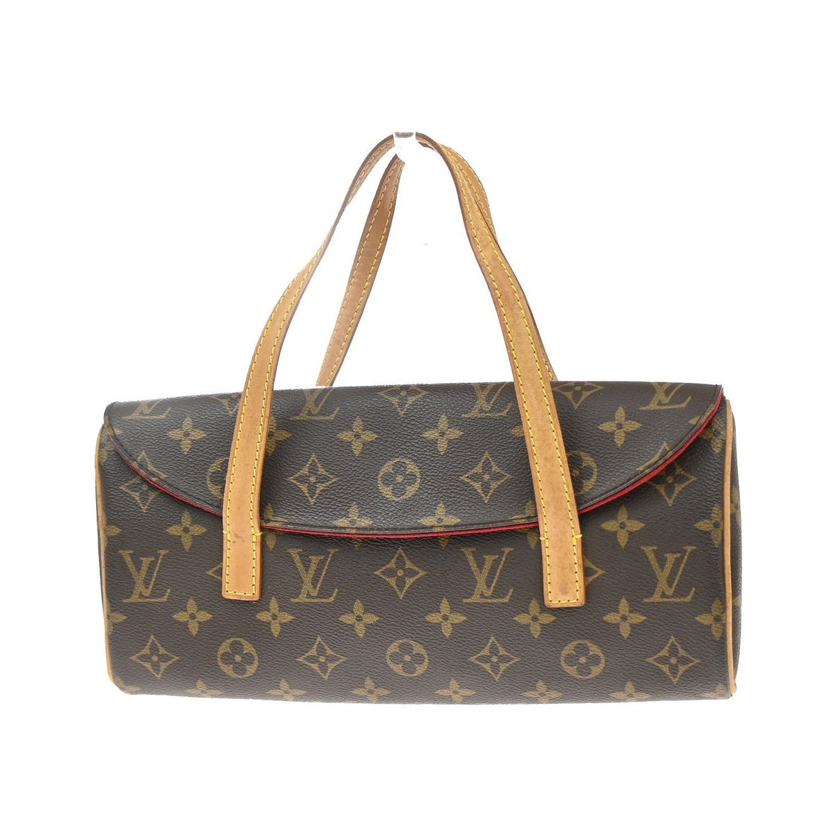 Louis Vuitton Sonatine Monogram Canvas, Brown, Canvas, Handbag