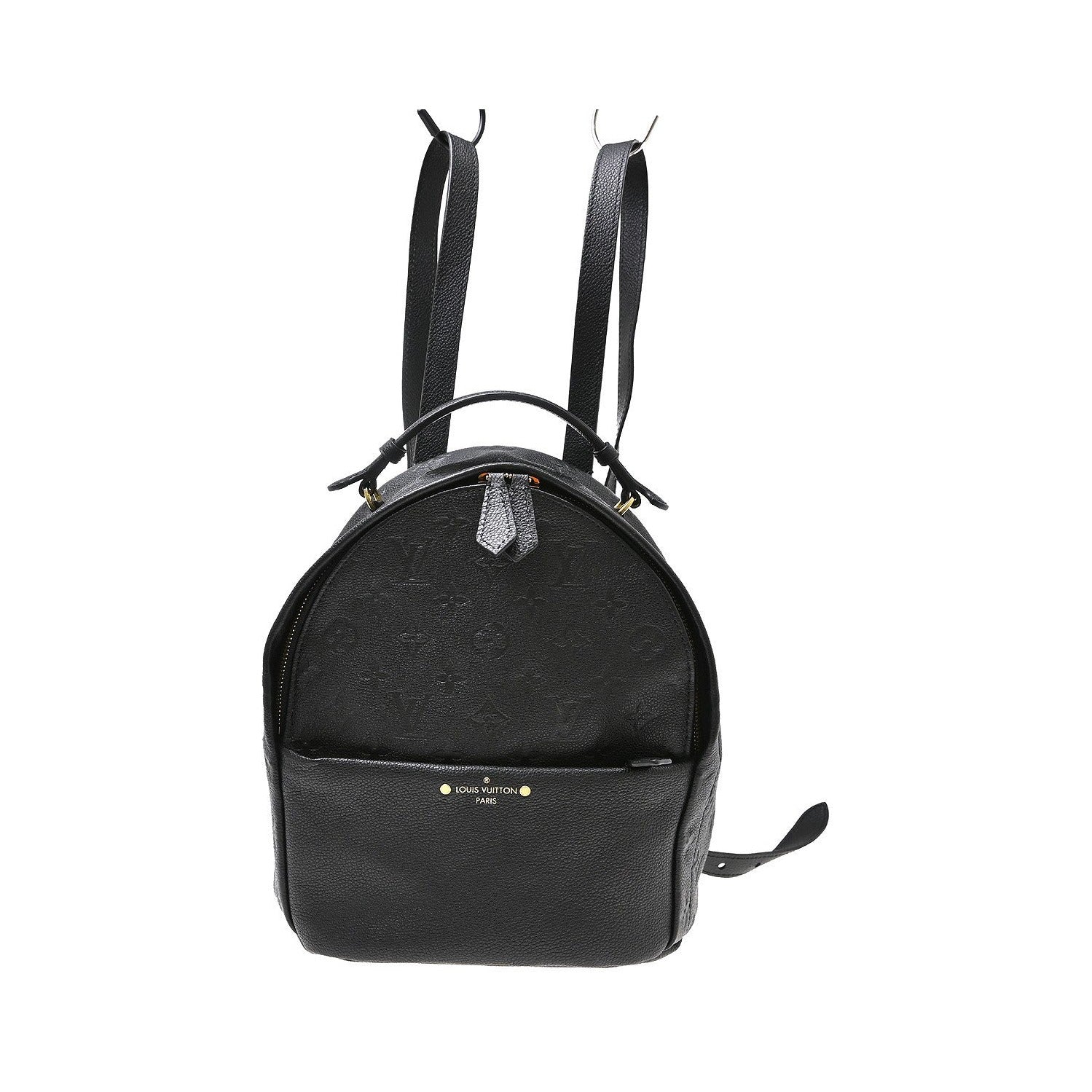 Louis Vuitton Sorbonne Monogram Empreinte, Black, Leather, Backpack