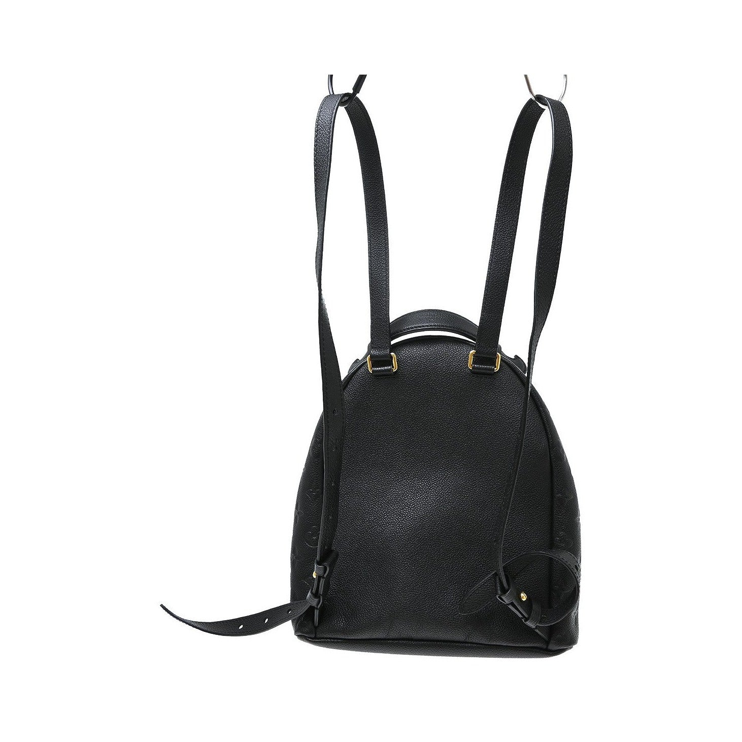 Louis Vuitton Sorbonne Monogram Empreinte, Black, Leather, Backpack