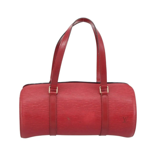 Louis Vuitton Soufflot Epi Leather, Red, Leather, Handbag