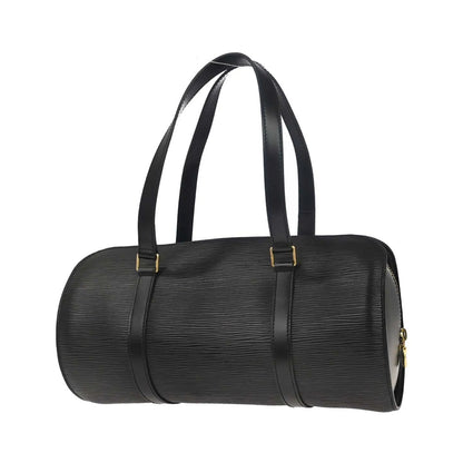 Louis Vuitton Soufflot Epi Leather, Black, Leather, Handbag