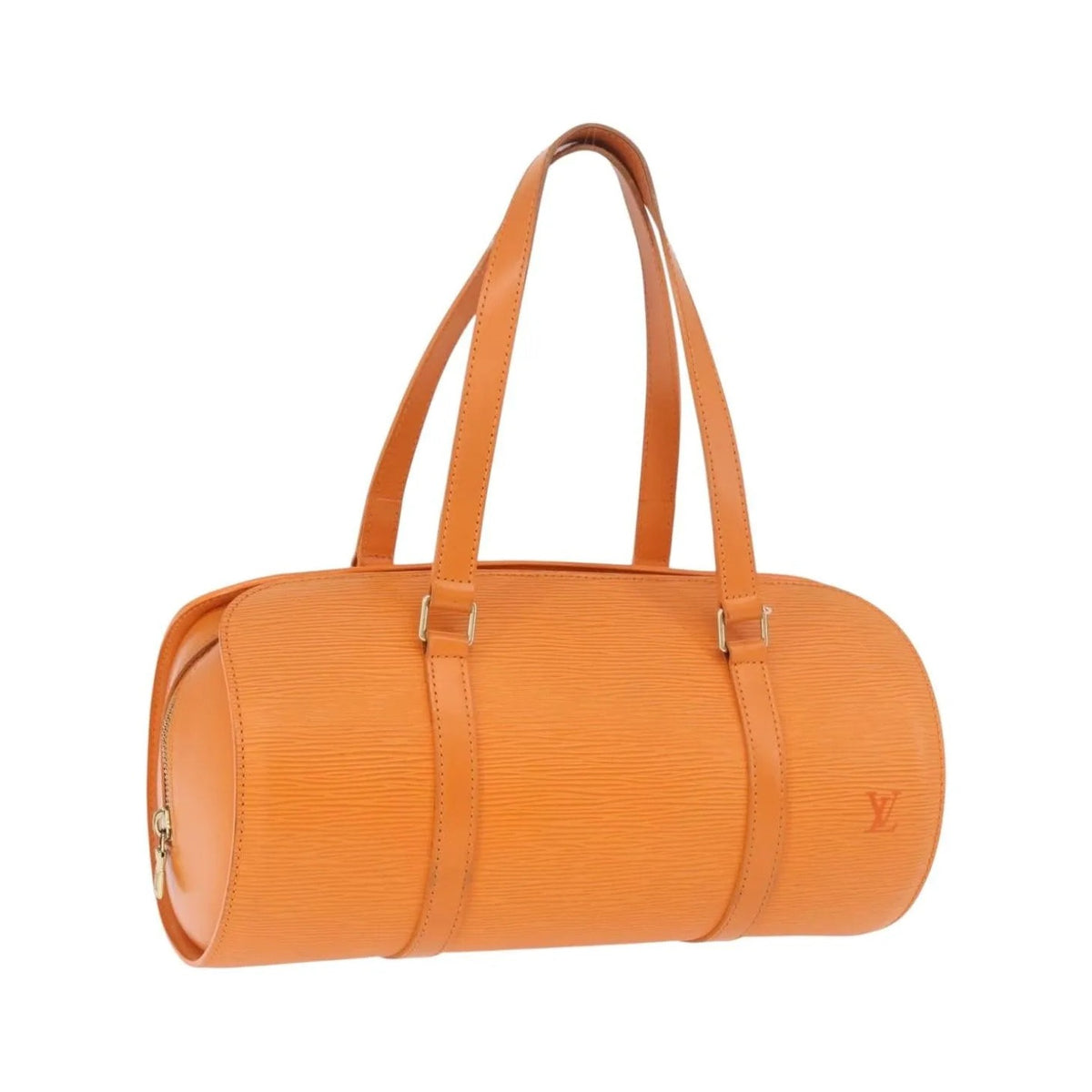 Louis Vuitton Soufflot Epi Leather, Orange, Leather, Handbag