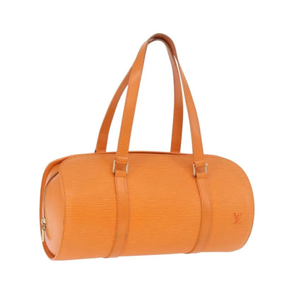 Louis Vuitton Soufflot Epi Leather, Orange, Leather, Handbag