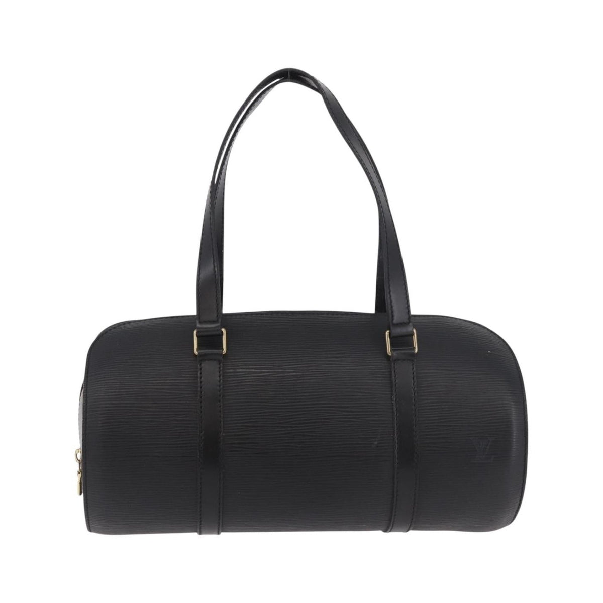 Louis Vuitton Soufflot Epi Leather, Black, Leather, Handbag