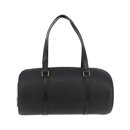Louis Vuitton Soufflot Epi Leather, Black, Leather, Handbag