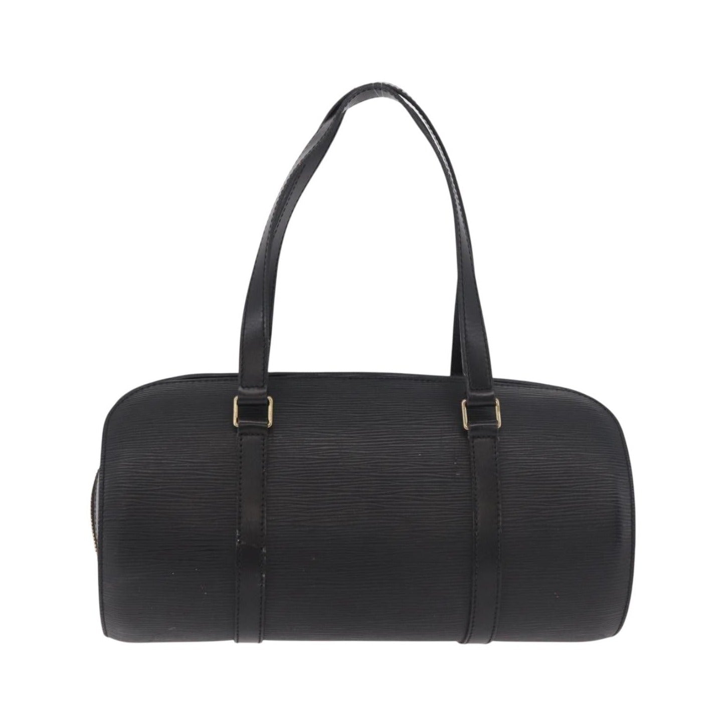 Louis Vuitton Soufflot Epi Leather, Black, Leather, Handbag