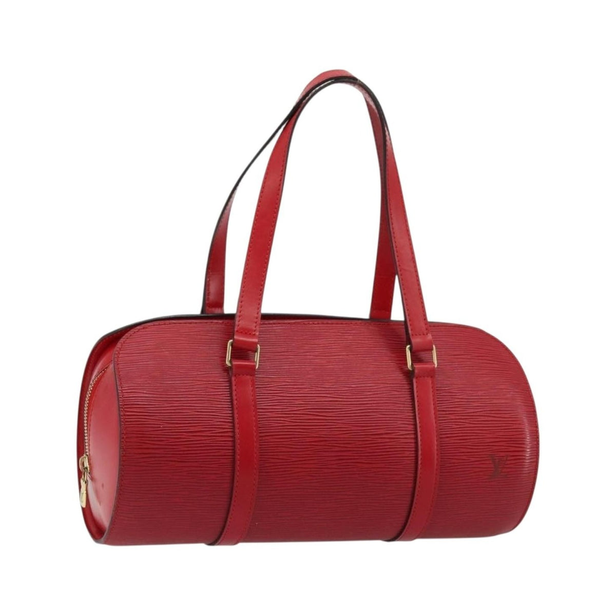 Louis Vuitton Soufflot Epi Leather, Red, Leather, Tote Bag