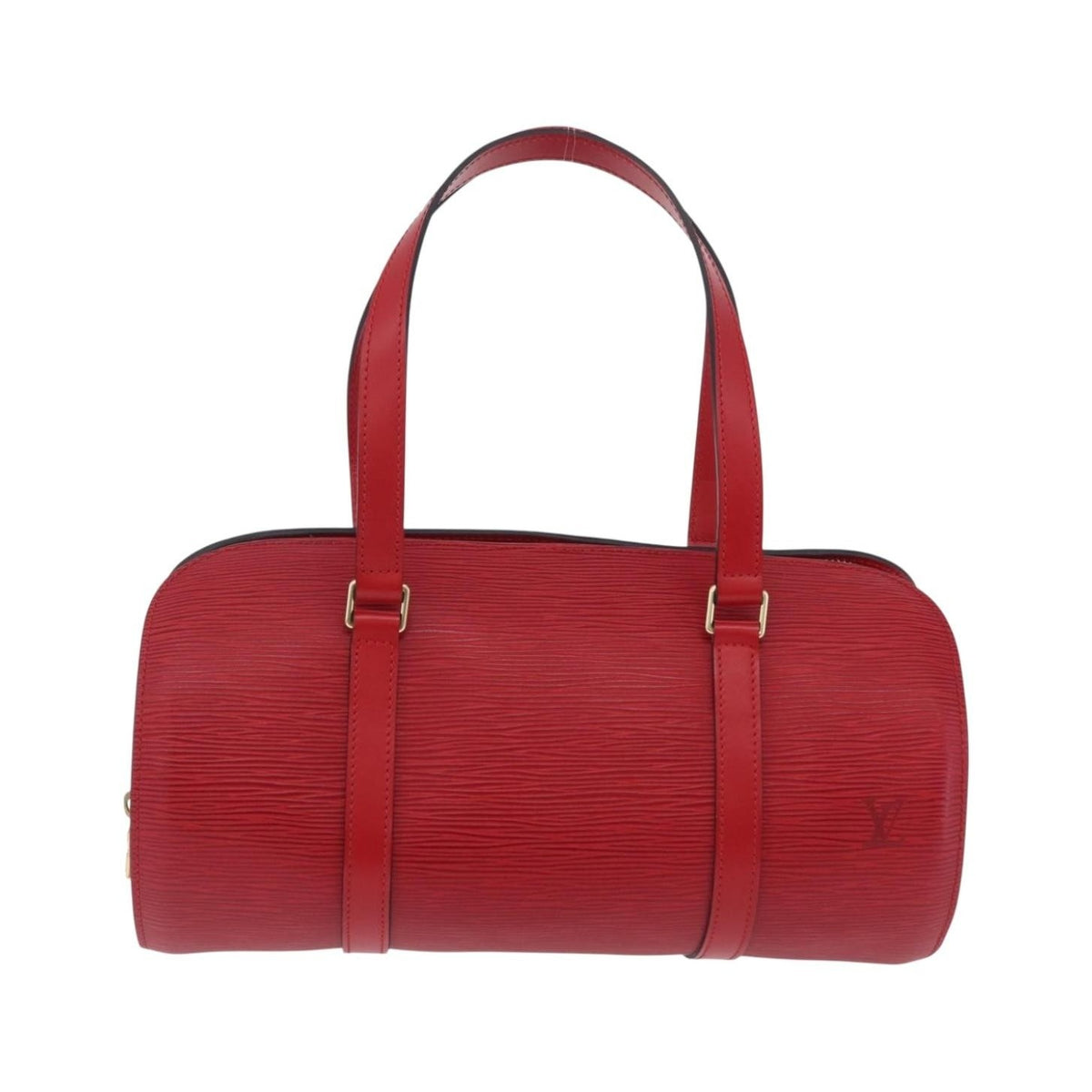 Louis Vuitton Soufflot Epi Leather, Red, Leather, Tote Bag