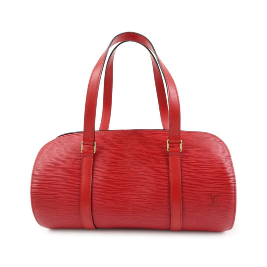 Louis Vuitton Soufflot Epi Leather, Red, Leather, Tote Bag