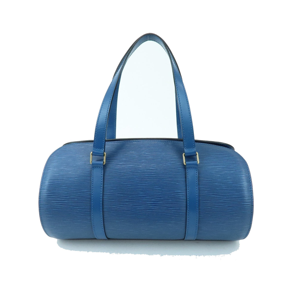 Louis Vuitton Soufflot Epi Leather, Blue, Leather, Tote Bag