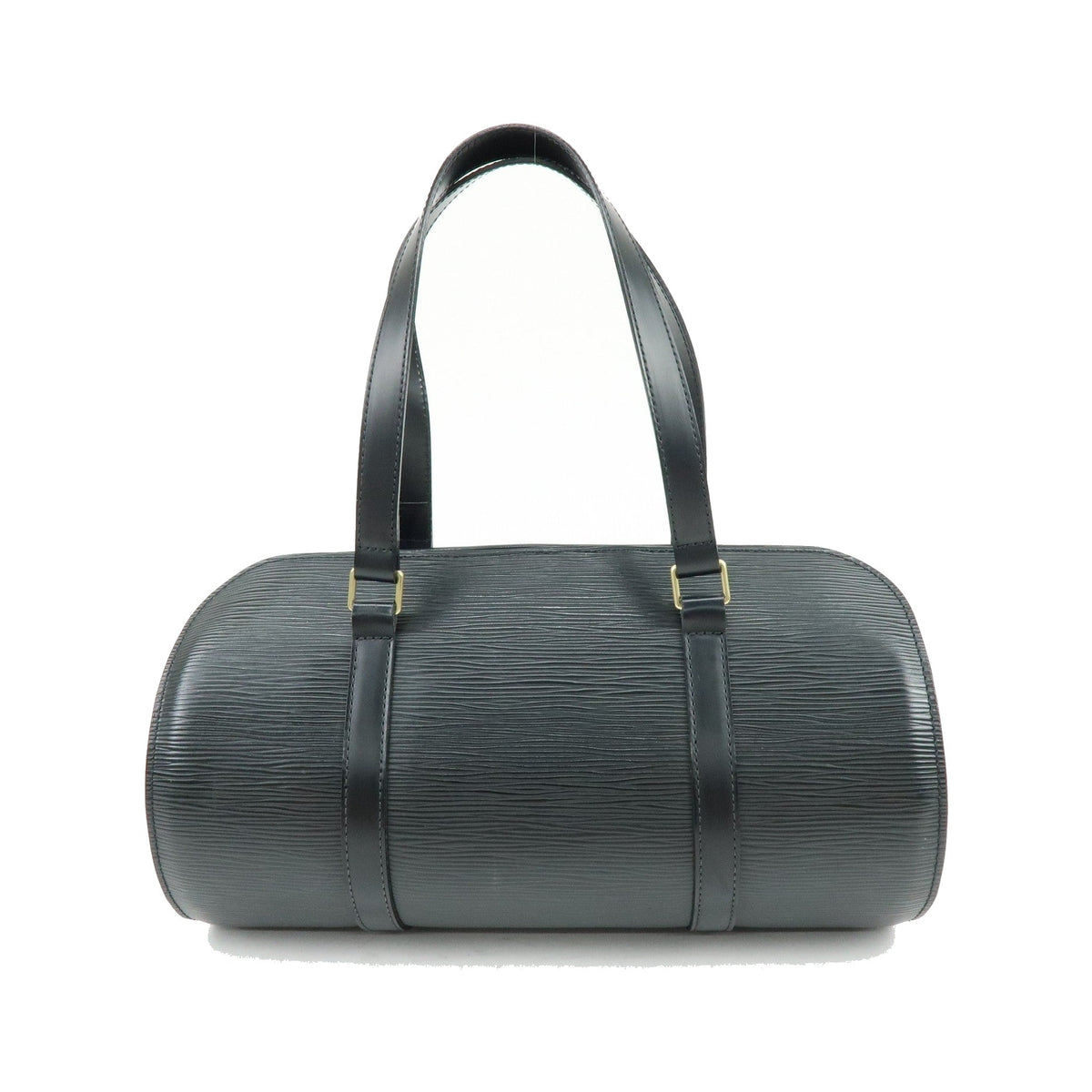 Louis Vuitton Soufflot Epi Leather, Black, Leather, Tote Bag
