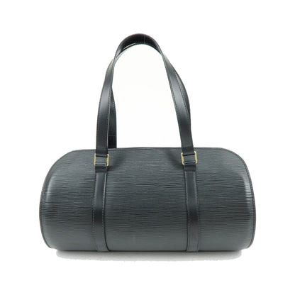 Louis Vuitton Soufflot Epi Leather, Black, Leather, Tote Bag