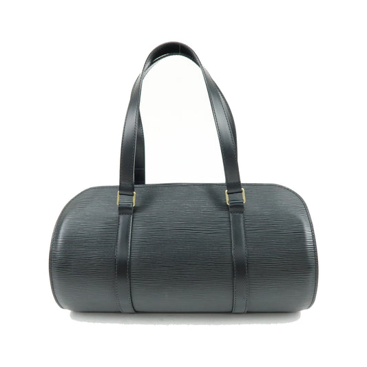 Louis Vuitton Soufflot Epi Leather, Black, Leather, Tote Bag
