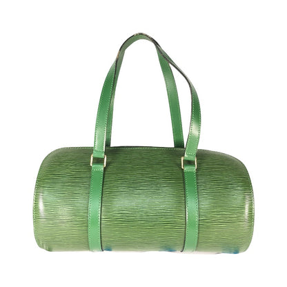 Louis Vuitton Soufflot Epi Leather, Green, Leather, Tote Bag