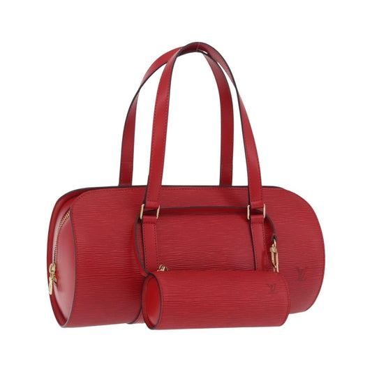 Louis Vuitton Soufflot Epi Leather, Red, Leather, Tote Bag