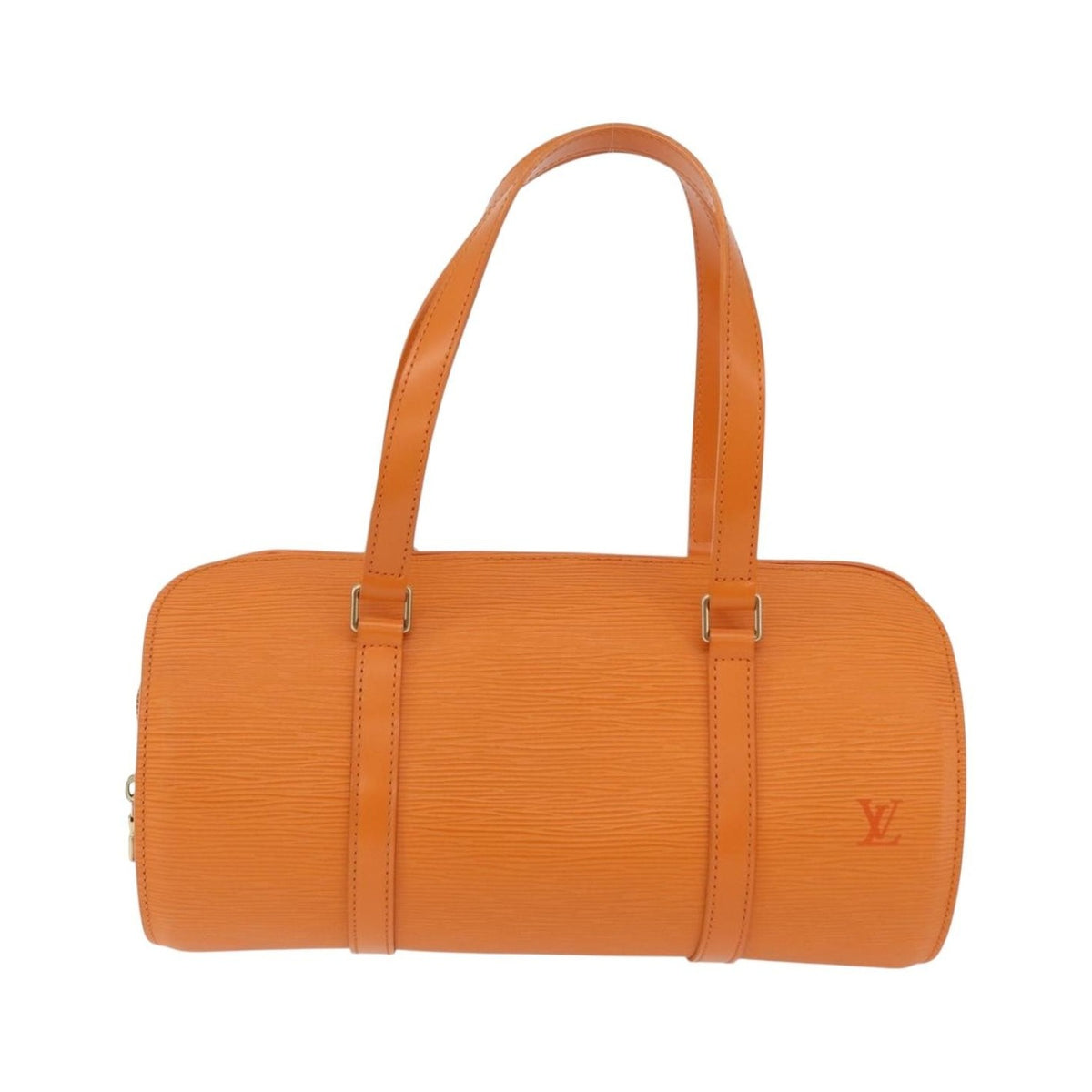 Louis Vuitton Soufflot Epi Leather, Orange, Leather, Tote Bag