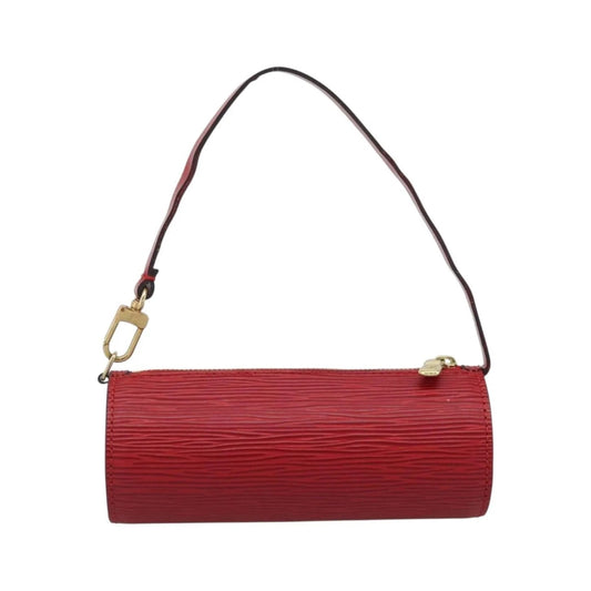 Louis Vuitton Soufflot Pochette Epi Leather, Red, Leather, Clutch
